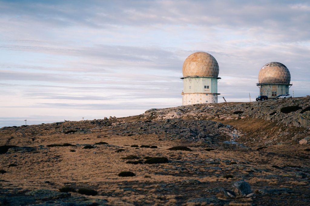 AN/TPY-2 radar system detection scene military base