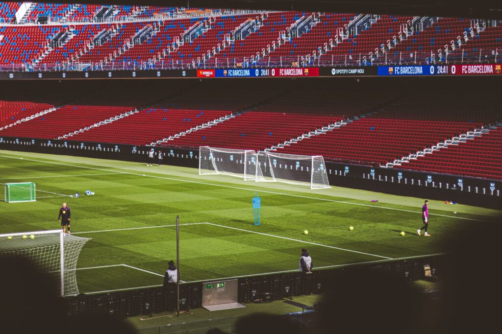 La Liga team bench reviewing offside alert