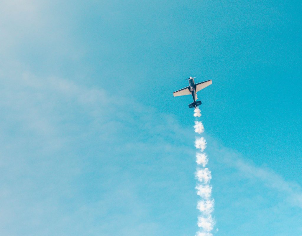 Switchblade 300 loitering munition in flight sky background