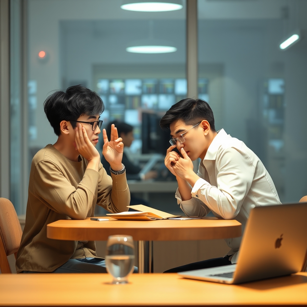 couple arguing over unpaid bills at dining table