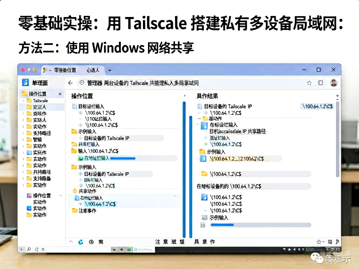 零基础实操：用 Tailscale 搭建私有多设备局域网