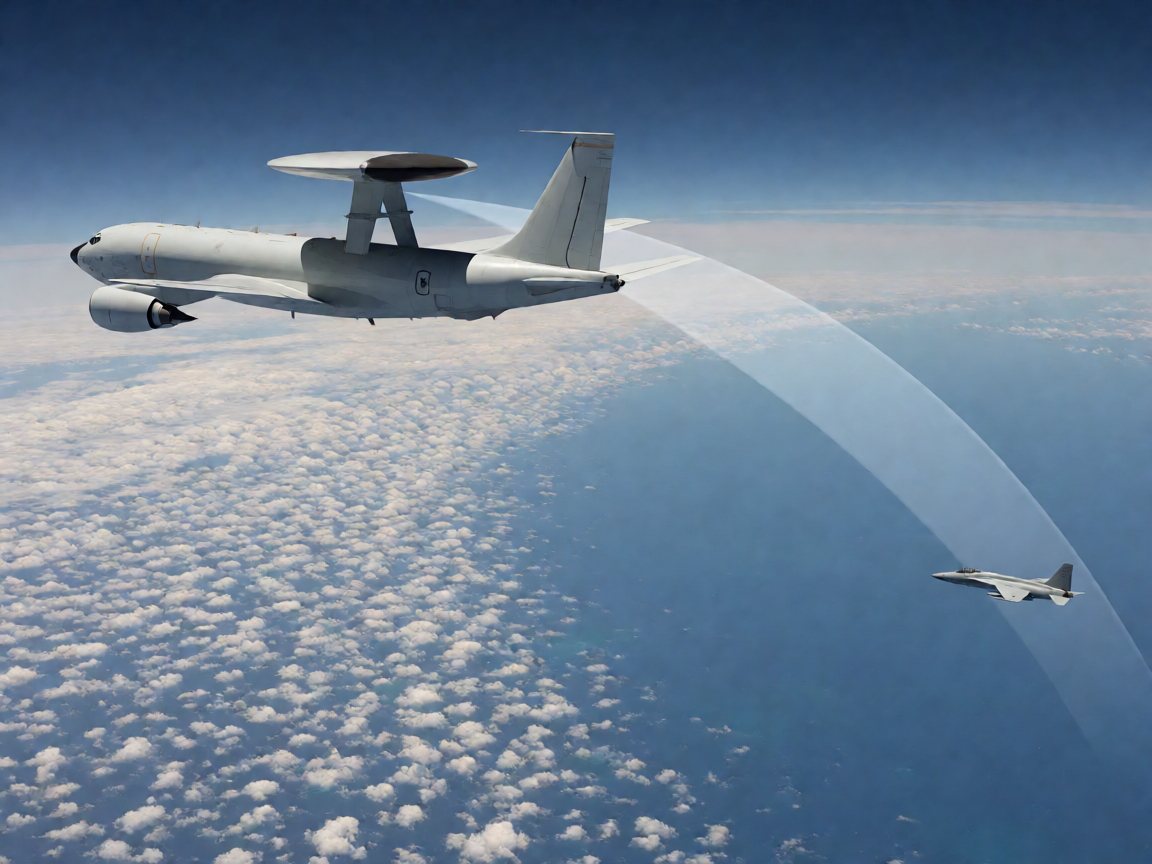预警机如何成为现代空战的"空中指挥塔"：机载雷达与数据链的协同逻辑