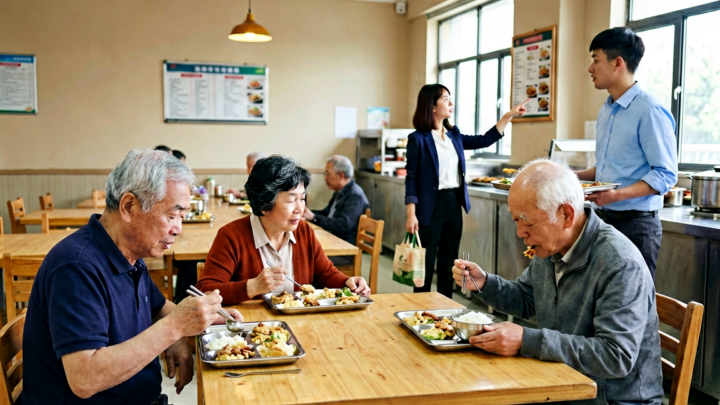 社区食堂的"全龄化"转型：老年助餐服务还能撑住吗？ 文章封面