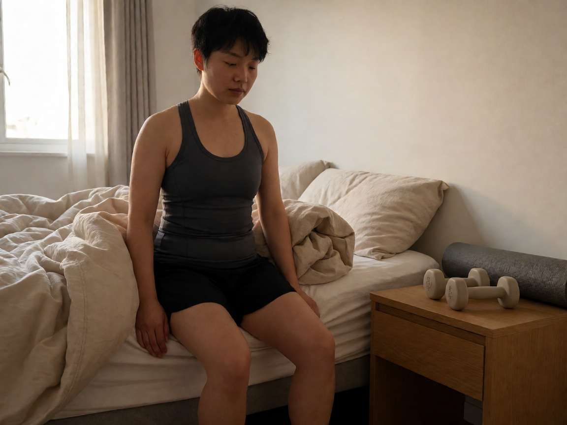练完腿第二天疼得下不了床？区分延迟性酸痛与肌肉拉伤的关键信号