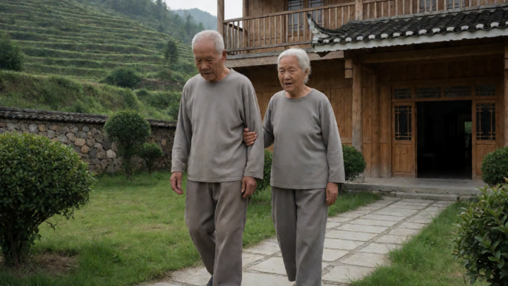 贵州乡镇养老服务中心扩容：农村老人照护如何破局？ 贵州农村乡镇区域养老服务中心建筑外观与老人活动场景