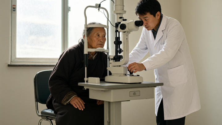 常德援藏眼科团队在西藏隆子县筛查185人，13名患者获免费复明手术 援藏眼科专家团队为高原群众进行眼病筛查